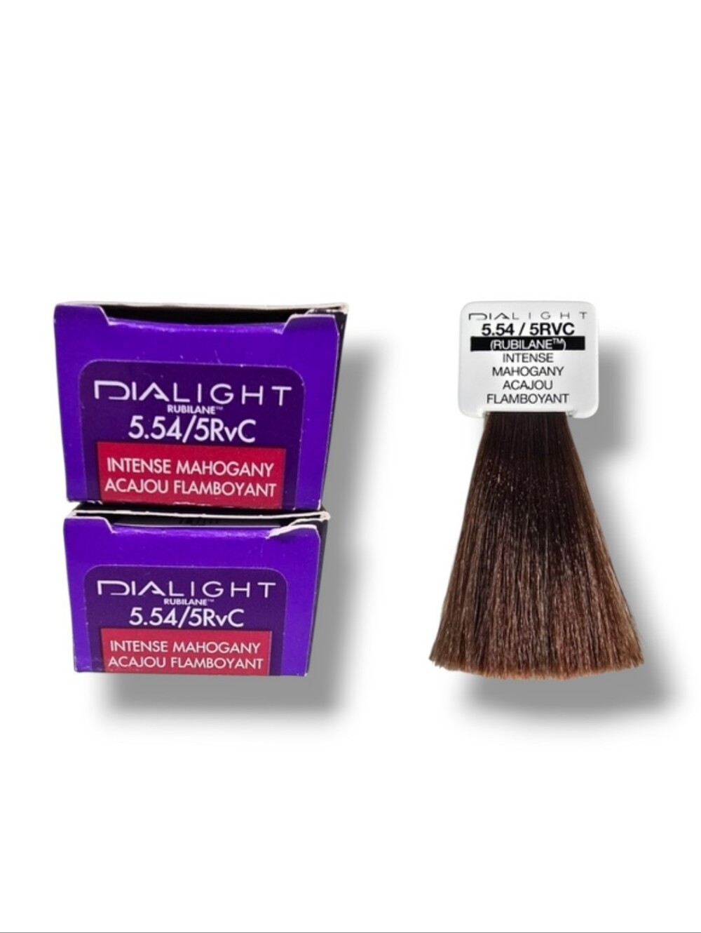 L'Oreal Professionnel DIALight 2 Tubes Ammonia-Free 5.54/5RvC Intense Mahogany